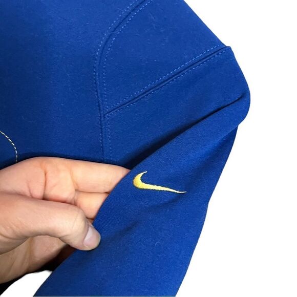 3 for $30! Nike  blue zip up work out sweater - Picture 4 of 10